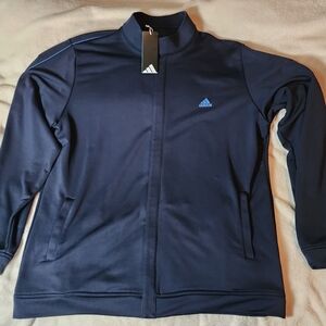 Adidas Dark Blue Full-Zip Jacket NWT XL